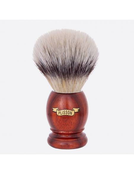 Shaving Brush Padouk and white synthetic fibre