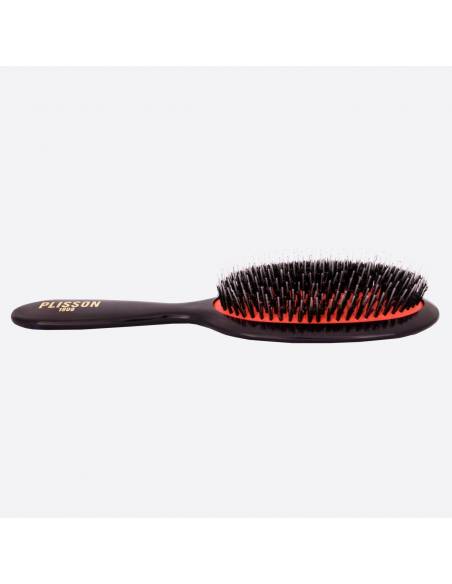 Pure boar bristles and nylon pimples hairbrush - Plisson 1808