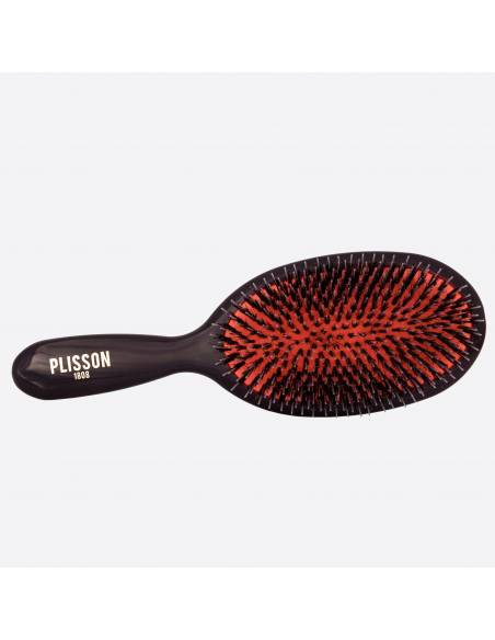 Pneumatic Hairbrush Large - Pure Boar Bristles and Nylon Pins