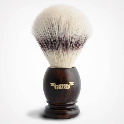 Ebony Original shaving brush with "High Mountain White" fibre