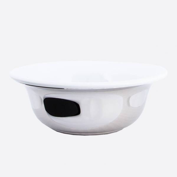 Shaving bowl palladium & porcelain
