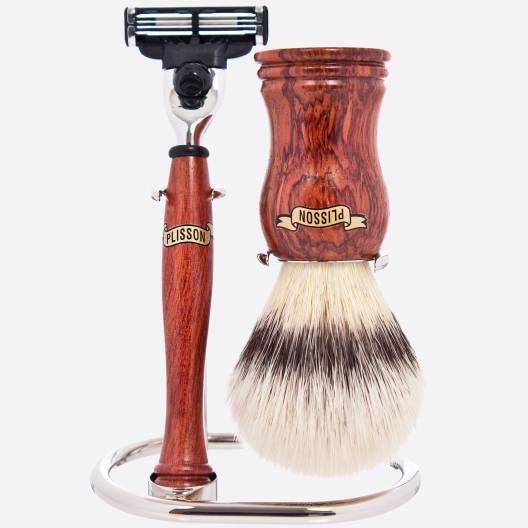 Bubinga Wooden Shaving Set