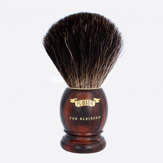 Original Macassar Ebony Shaving Brush - Pure Black