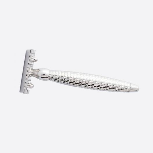 Solid brass Diamond safety razor - Palladium Finish