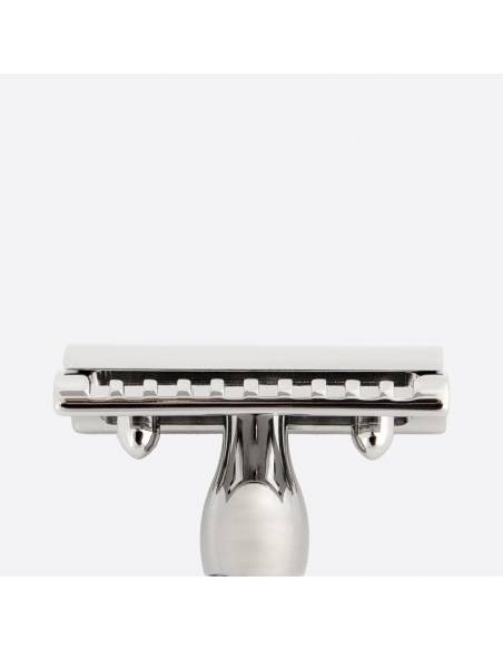 Rasiermesser aus Makassar-Ebenholz und Palladium - Plisson 1808