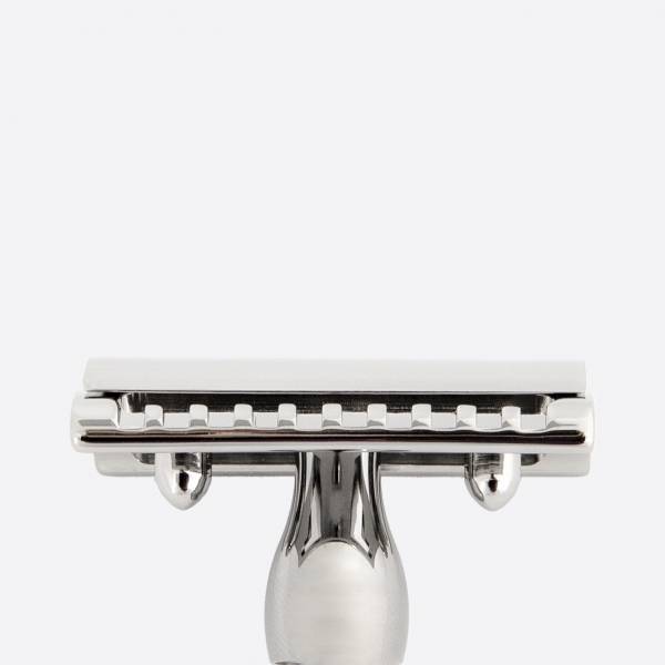 Rasiermesser aus Makassar-Ebenholz und Palladium - Plisson 1808