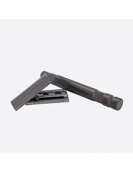 Maquinilla de afeitar de seguridad Essential Acero Negro