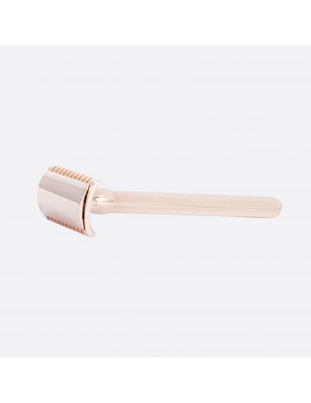 Octogonal Safety Razor - Pink Gold Finish