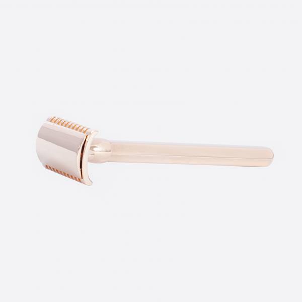 Octogonal Safety Razor - Pink Gold Finish