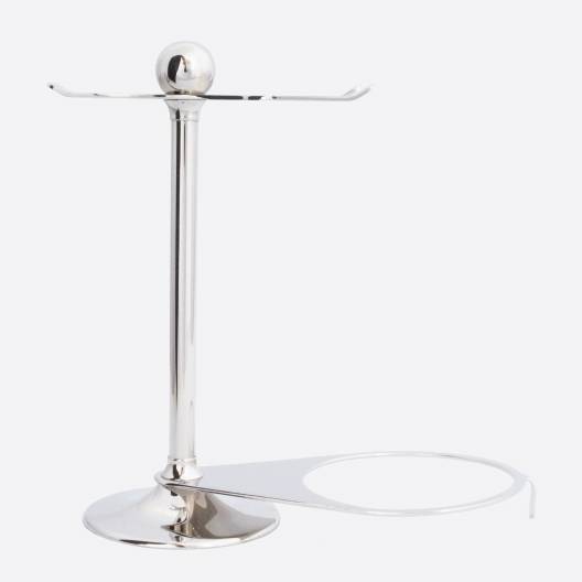 Halter Boule für Rasierpinsel, Rasierer und Schale in Palladium-Finish