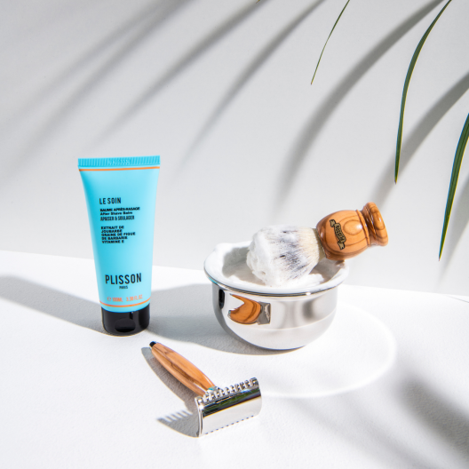 Safety Razor - Olive wood and Palladium