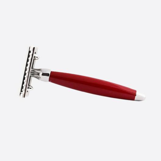 Safety razor - Red lacquer and Palladium