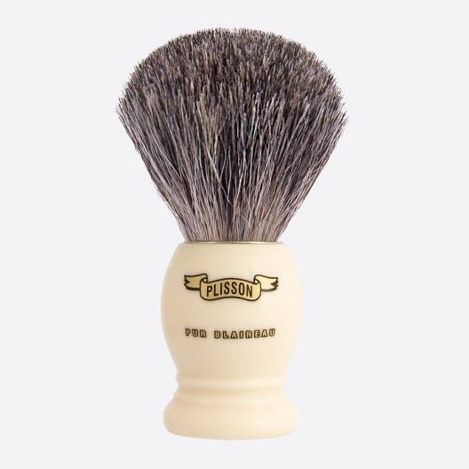 Ivory Acetate handle & Russian Grey Original Shaving Brush
