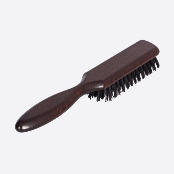 Flat boar bristle brush for perfect smoothing - Plisson 1808
