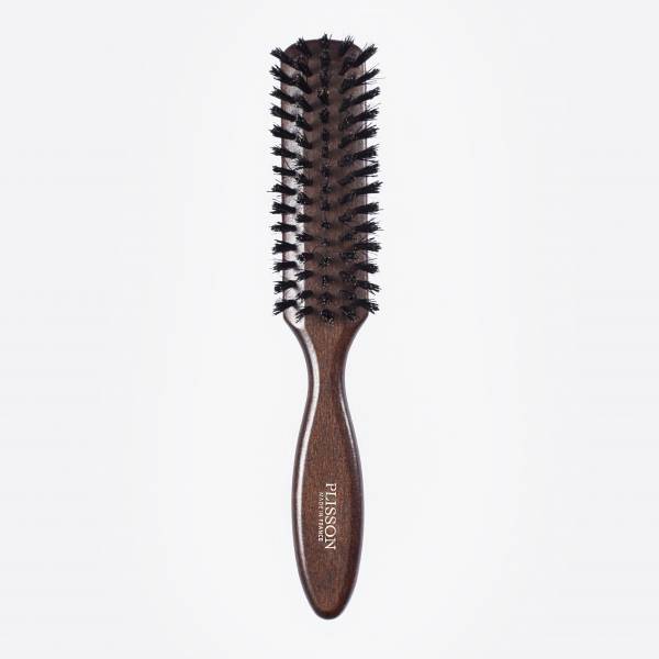 Brosse plate en poil de sanglier pour un lissage parfait - Plisson 1808