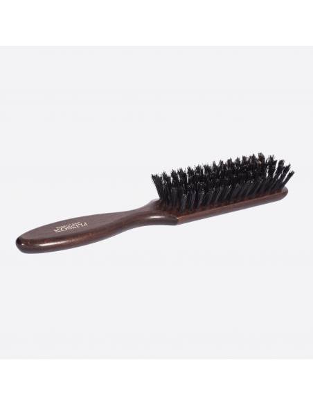 Flat boar bristle brush for perfect smoothing - Plisson 1808