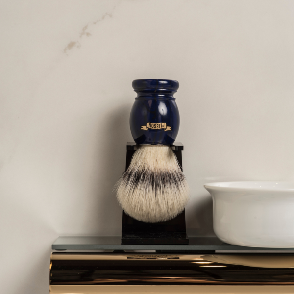 Shaving Brush Lapis Lazuli and synthetic fibre