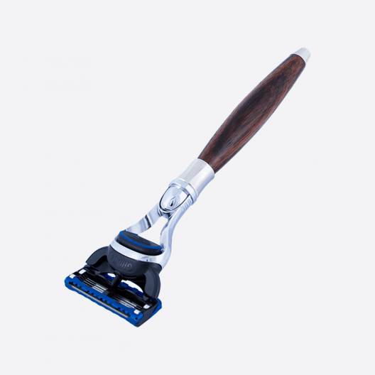 Fusion Plisson Razor with Macassar Ebony