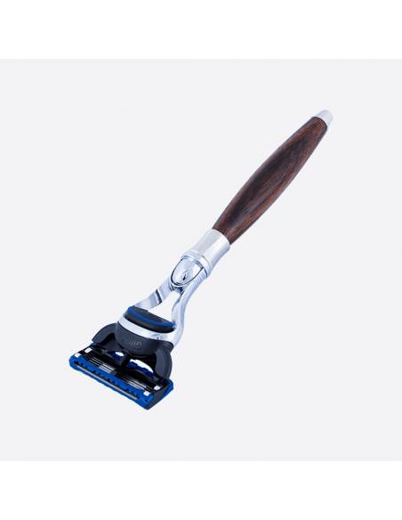 Fusion Plisson Razor with Macassar Ebony