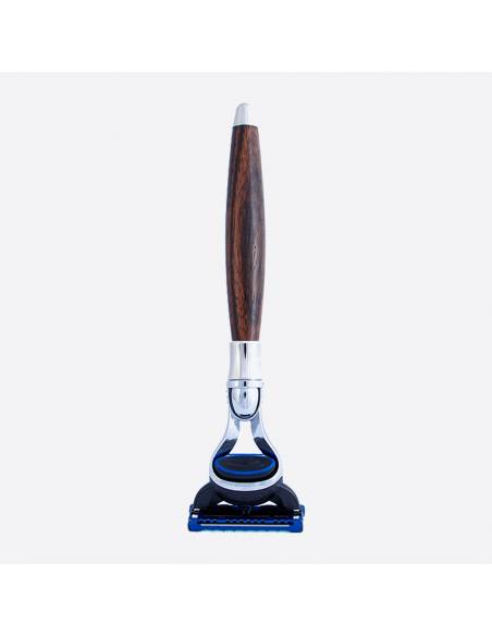 Fusion Plisson Razor with Macassar Ebony