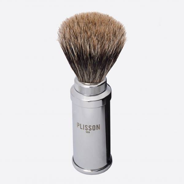 Chrome Travel Shaving Brush