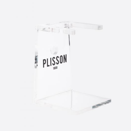 Porte blaireau en plexiglass cristal - Plisson 1808