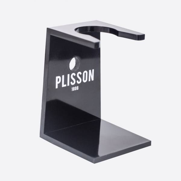 Support blaireau en plexi-cristal noir - Plisson 1808