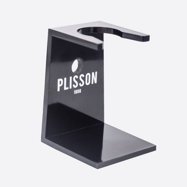 Black plexi-crystal shaving brush holder - Plisson 1808