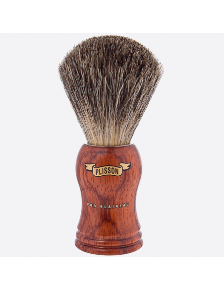 Iconic Russian Grey Shaving Brush with Bubinga Wood