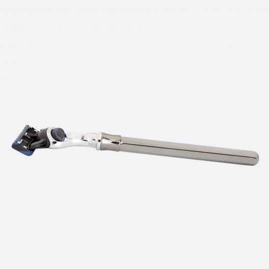 Fusion Rasiermesser Hexagonal Ruthenium Finish