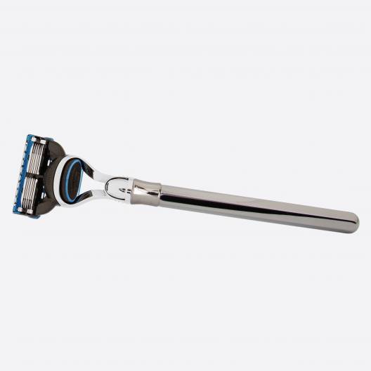 Fusion Rasiermesser Hexagonal Ruthenium Finish