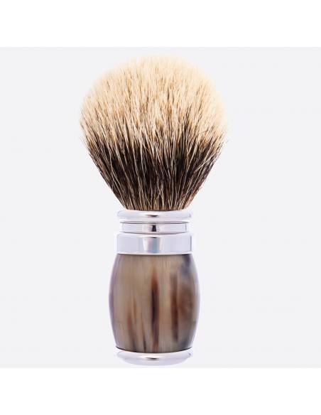 Shaving Brush in Real Horn - Plisson 1808