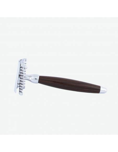 Joris Safety Razor Ebony Wood and Chrome Finish