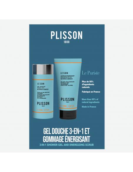 Duo Le Puriste | Gel Douche & Gommage | Plisson 1808