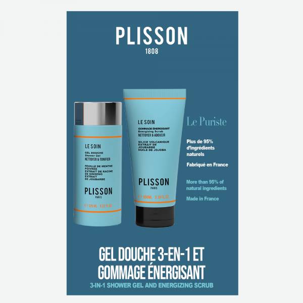 Duo Le Puriste | Gel Douche & Gommage | Plisson 1808