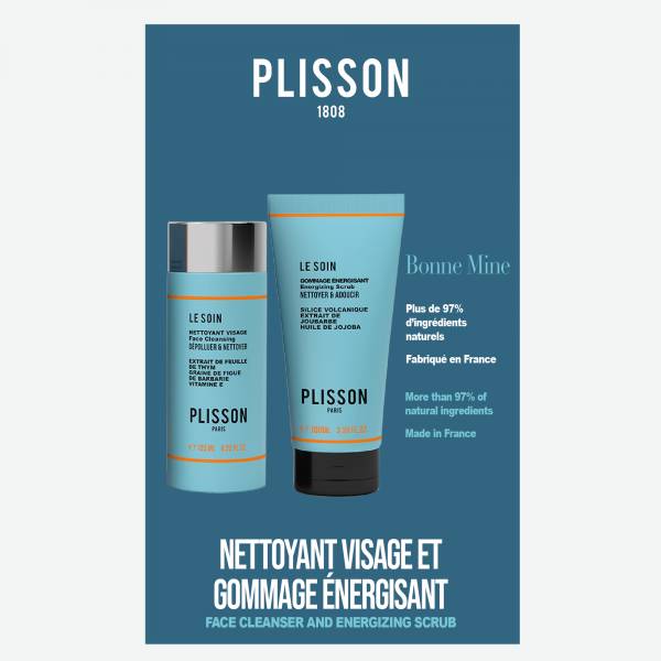 Soin de Peau Masculin | Nettoyant Visage & Gommage | Plisson 1808