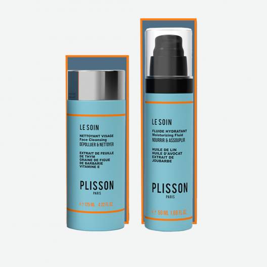 Soin de Peau Masculin | Fluide Hydratant & Nettoyant Visage | Plisson