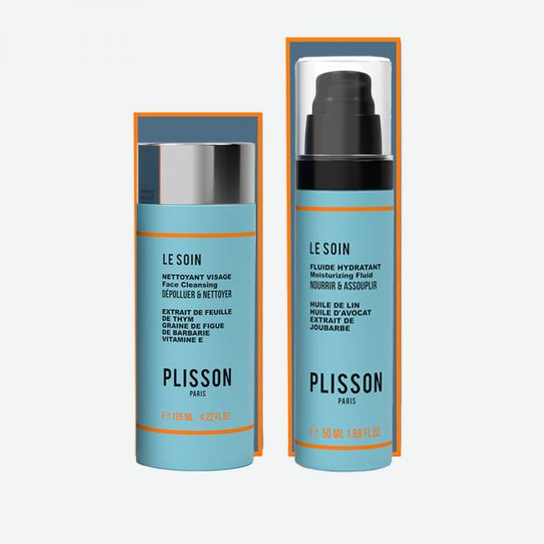 Soin de Peau Masculin | Fluide Hydratant & Nettoyant Visage | Plisson