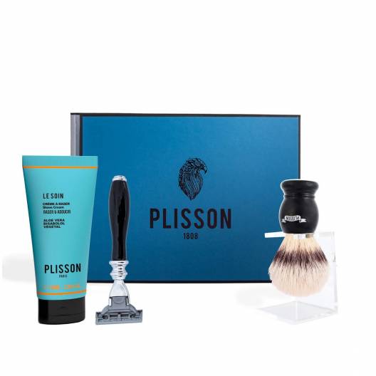 Set cadeau rasage Plisson avec la crème de rasage