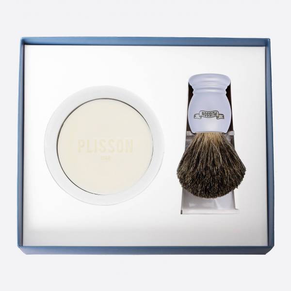 Coffret Initiation Blaireau Véritable Essentiel - Plisson 1808