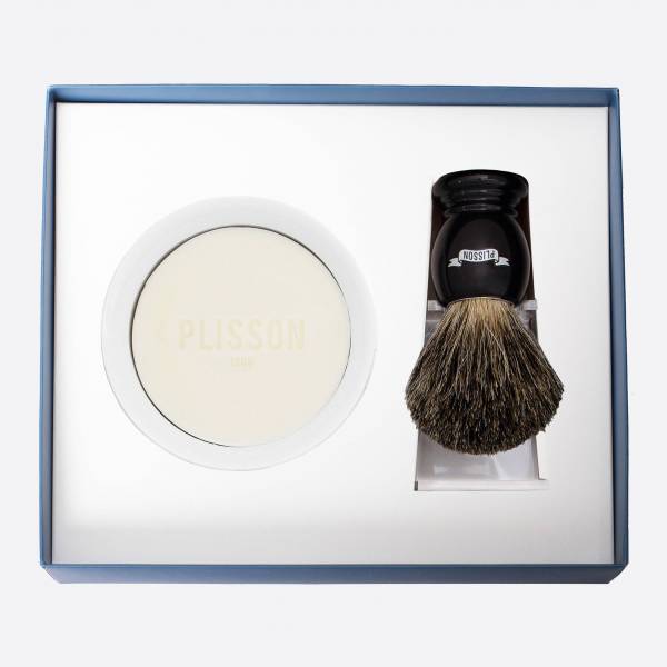 Coffret Initiation Blaireau Véritable Essentiel - Plisson 1808