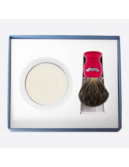 Coffret Initiation Blaireau Véritable Essentiel - Plisson 1808