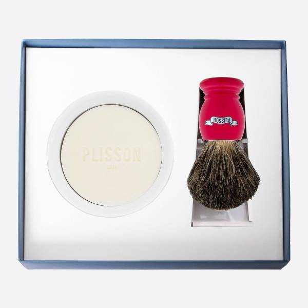 Coffret Initiation Blaireau Véritable Essentiel - Plisson 1808