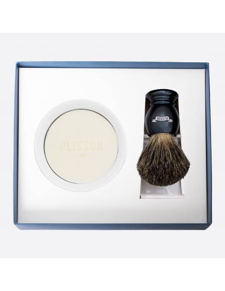 Coffret Initiation Blaireau Véritable Essentiel - Plisson 1808