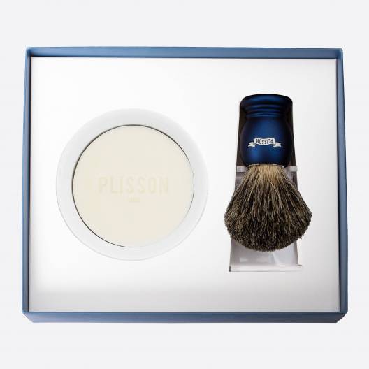 Coffret Initiation Blaireau Véritable Essentiel - Plisson 1808