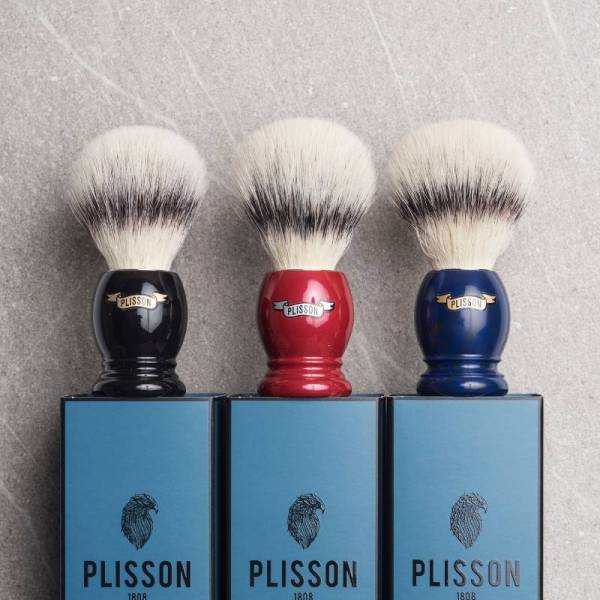 Essential Shaving Brush - 9 colours, "High Mountain White" Fibre