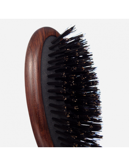Brosse à cheveux pneumatique pur sanglier made in France - Plisson 1808