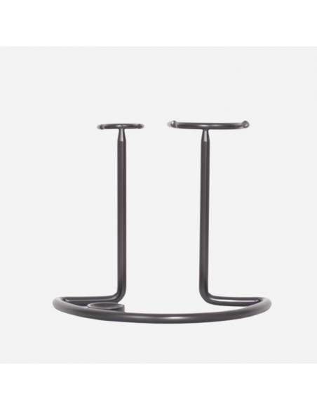 Dreiteiliges Rasier-Set aus Buchenholz und Messing – Plisson 1808