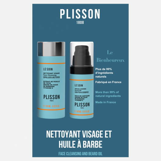 El Dúo Bienaventurado – Gel Limpiador y Aceite para Barba