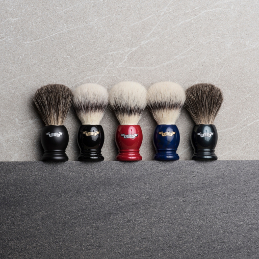 Brocha de Afeitar Esencial Gris de Rusia – 9 colores – Plisson 1808